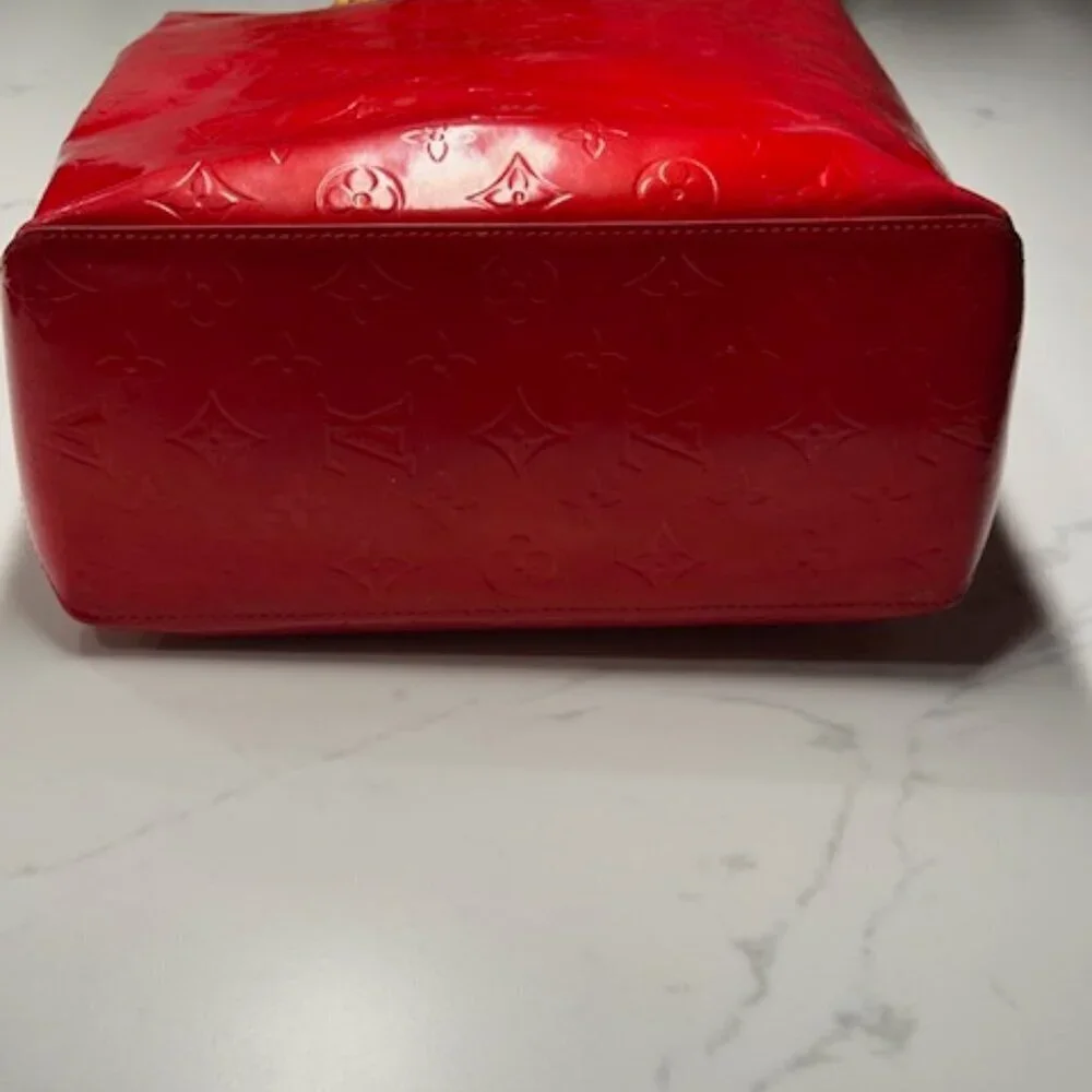 🔥🔥 Louis Vuitton Monogram Red Vernis Tote Bag EUC!